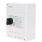 3A AU Surface Mount Emergency Lighting Light Rotary Switch 4 pole 25A Test Unit Kit