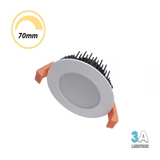3A 10W 70mm Cut out LED Dimmable Downlight Samsung Chip C-Bus2