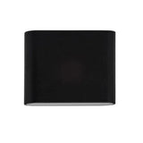 3A Small Slim Up & Down Wall Light Black