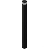 Havit Maxi Louvred LED Bollard Light 900mm Black Stainless Steel
