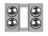 Modura AllLux4 - 4 Heat 3 in 1 Bathroom Heater Exhaust Fan with 16W Tricolour Panel Light