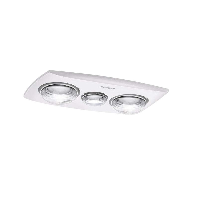 Martec Contour 2  2 Heat 3 in 1 Bathroom Heater Exhaust Fan & 8w LED Light