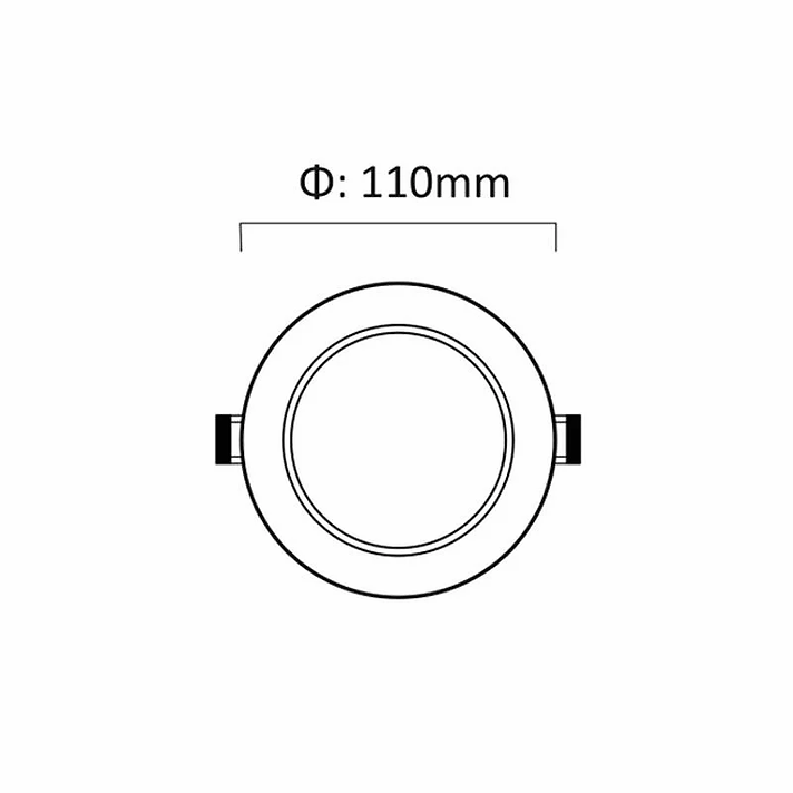 3A 10W LED Dimmable Downlight CCT DL1198