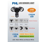 PHL 30W Double No Sensor Spolight CCT